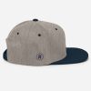 classic snapback heather grey navy right side 6133ad2f1f97a