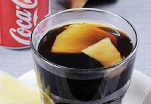Anti verkoudheid drank: coca cola gember