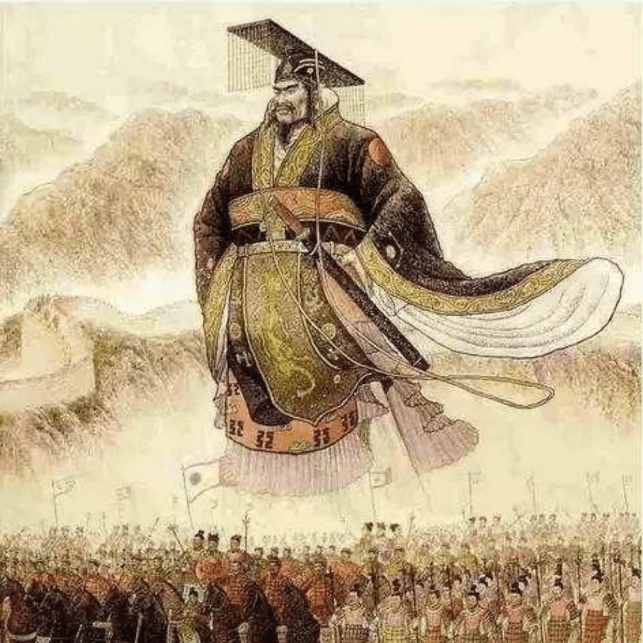Afbeelding van Qin Shi Huangdi, de eerste keizer van China